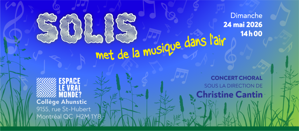 Affiche concert Chœur Solis 24 mai 2026